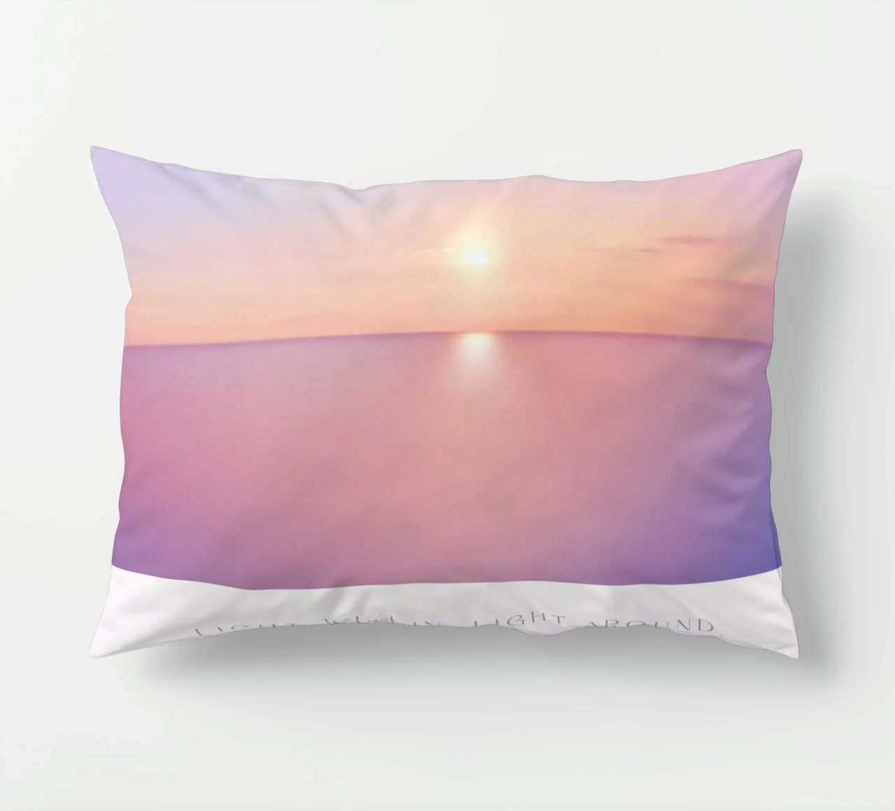 Light Within. Light Around cuscino da treechild