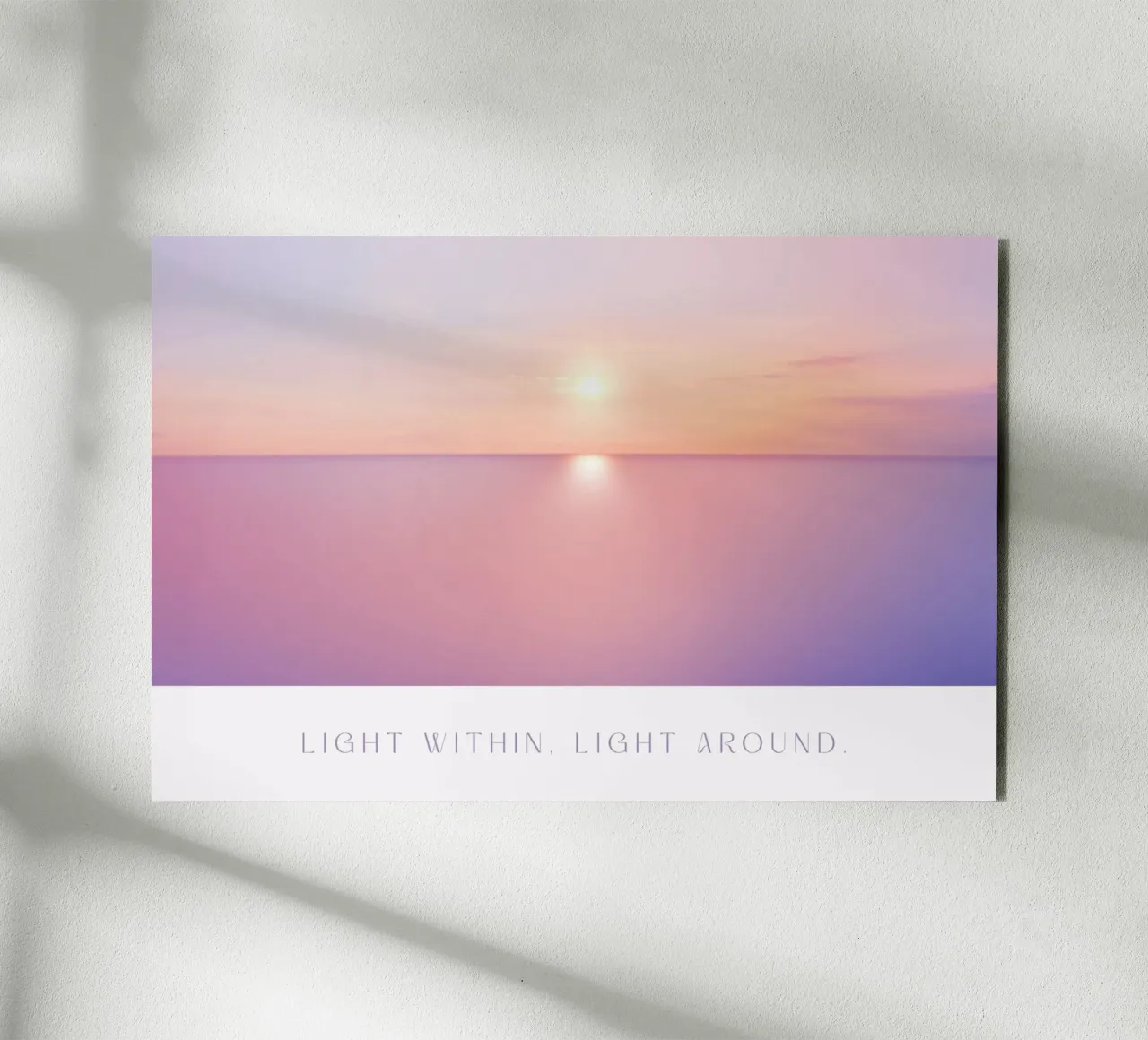 Light Within. Light Around aluminio dibond de treechild