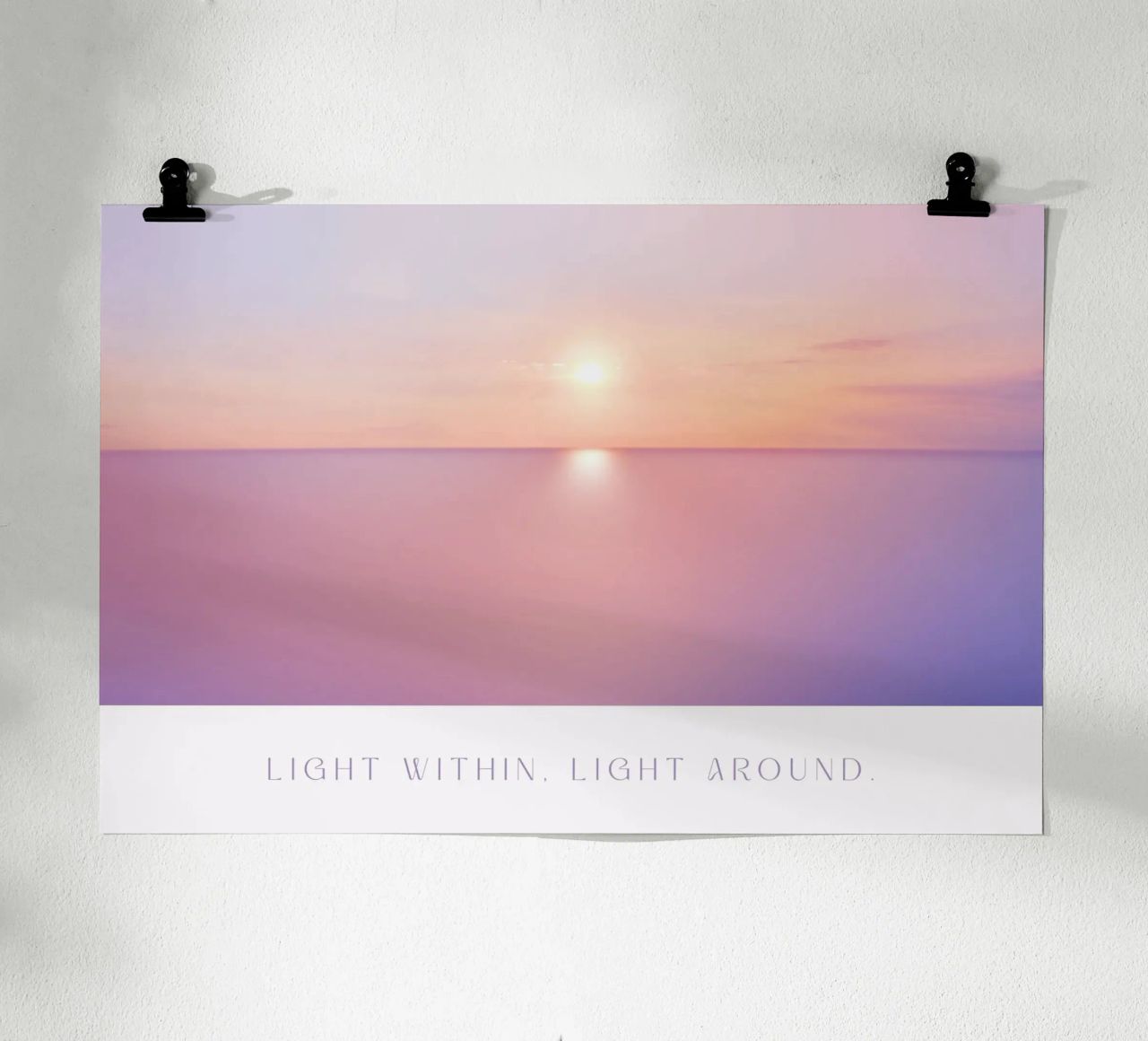 Light Within. Light Around Poster von treechild