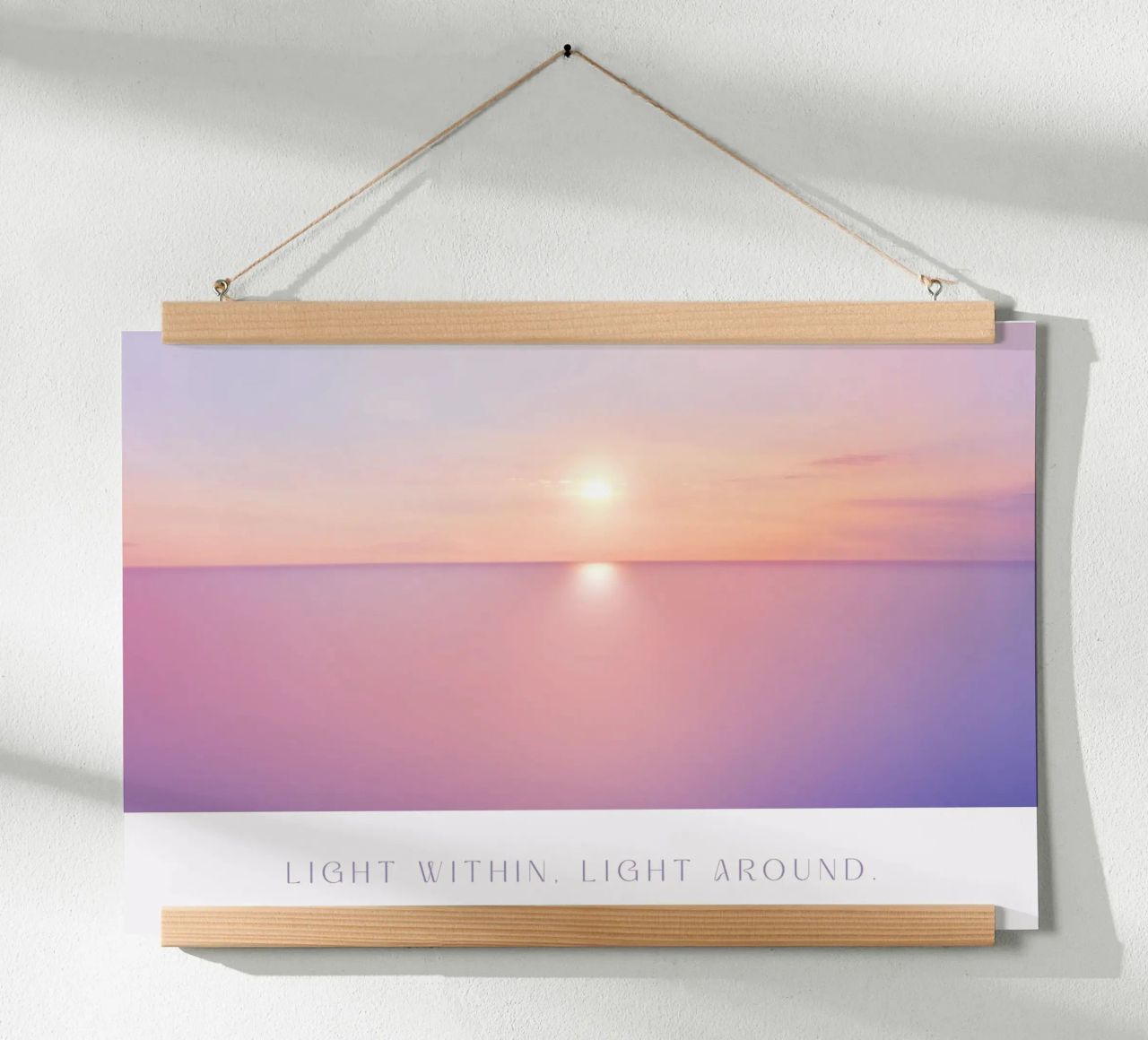 Light Within. Light Around Poster von treechild