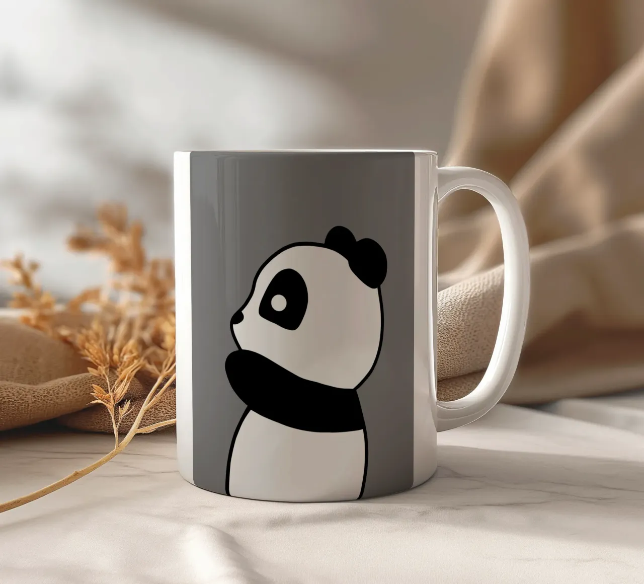 Animale della nursery - panda tazza in ceramica da Little Dean