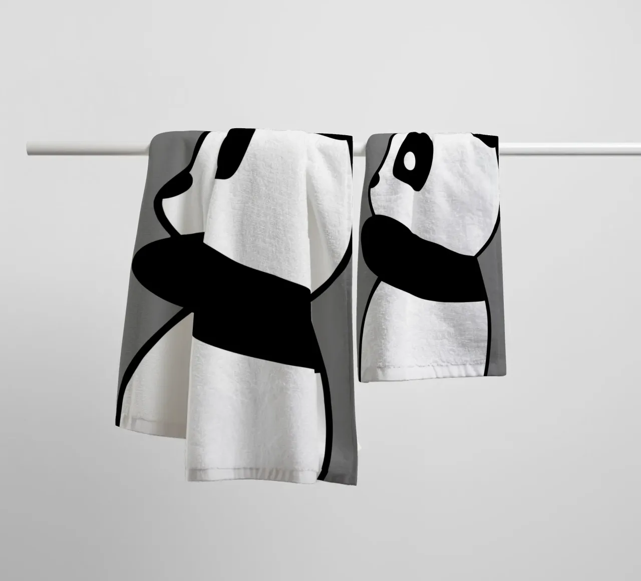 Animale della nursery - panda asciugamano da bagno da Little Dean