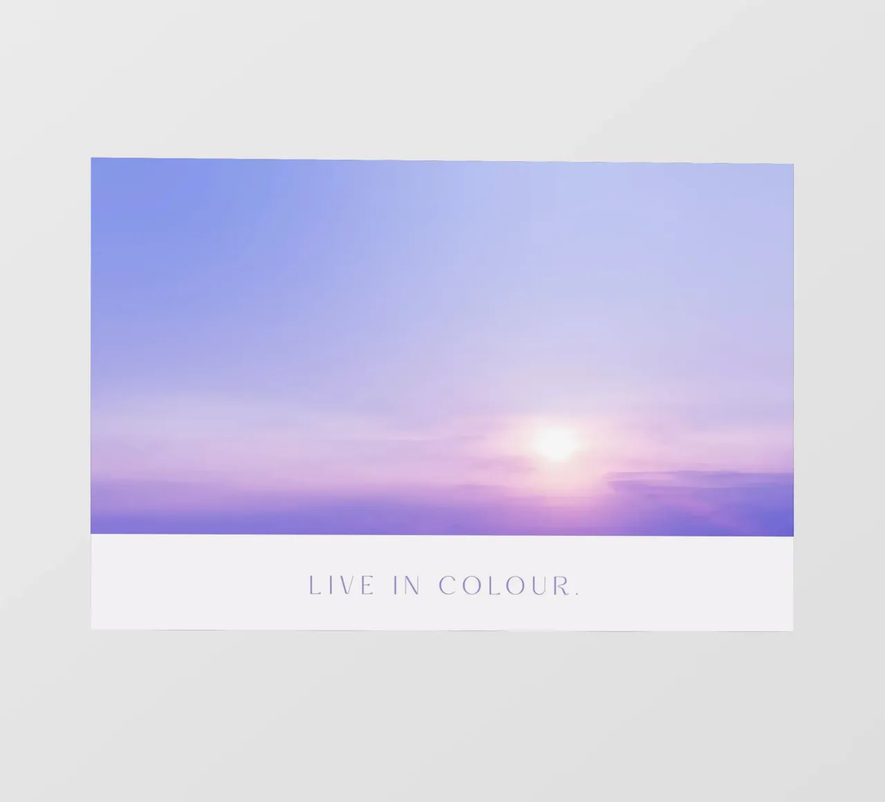 Live In Colour pellicola backlit da treechild