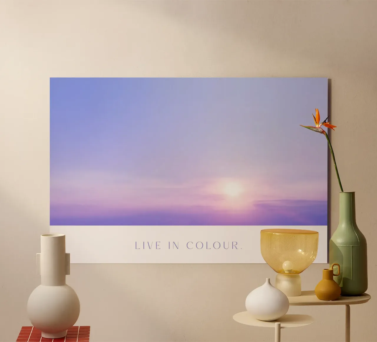 Live In Colour alluminio dibond da treechild