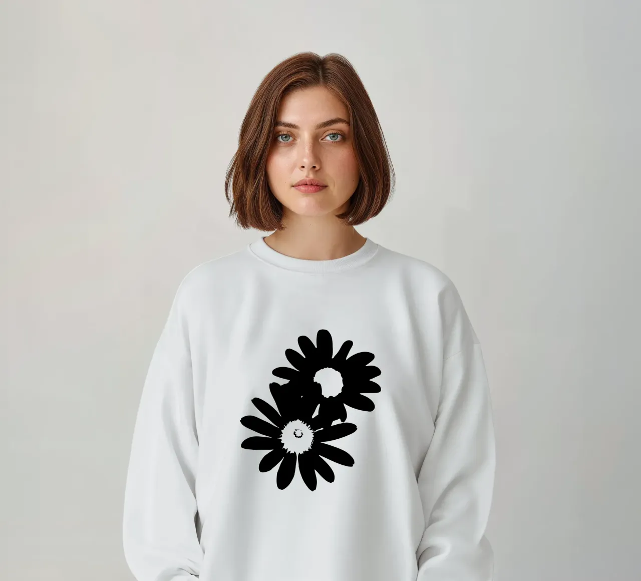 Petal Echo felpa da Silhouetica