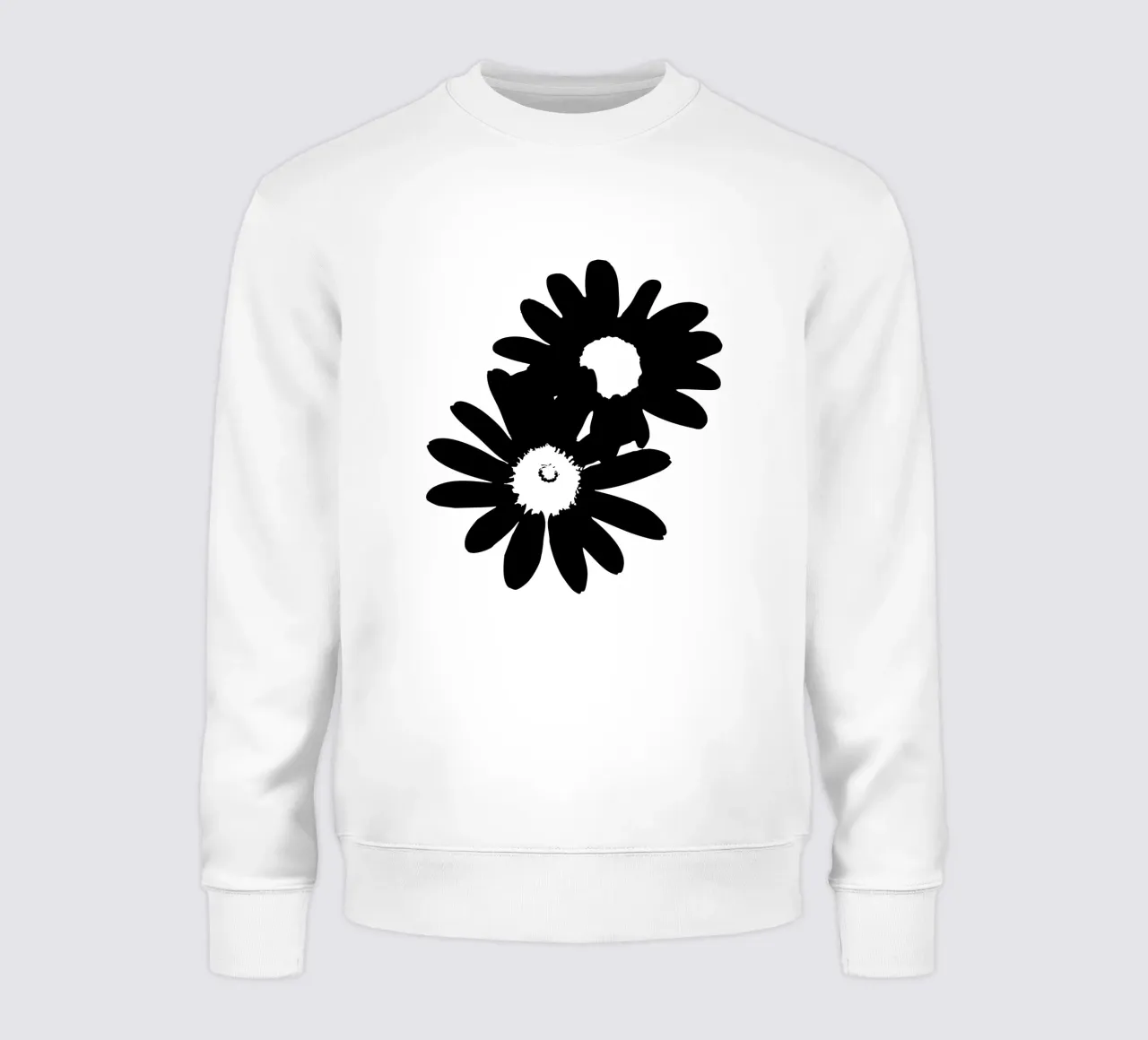 Petal Echo felpa da Silhouetica