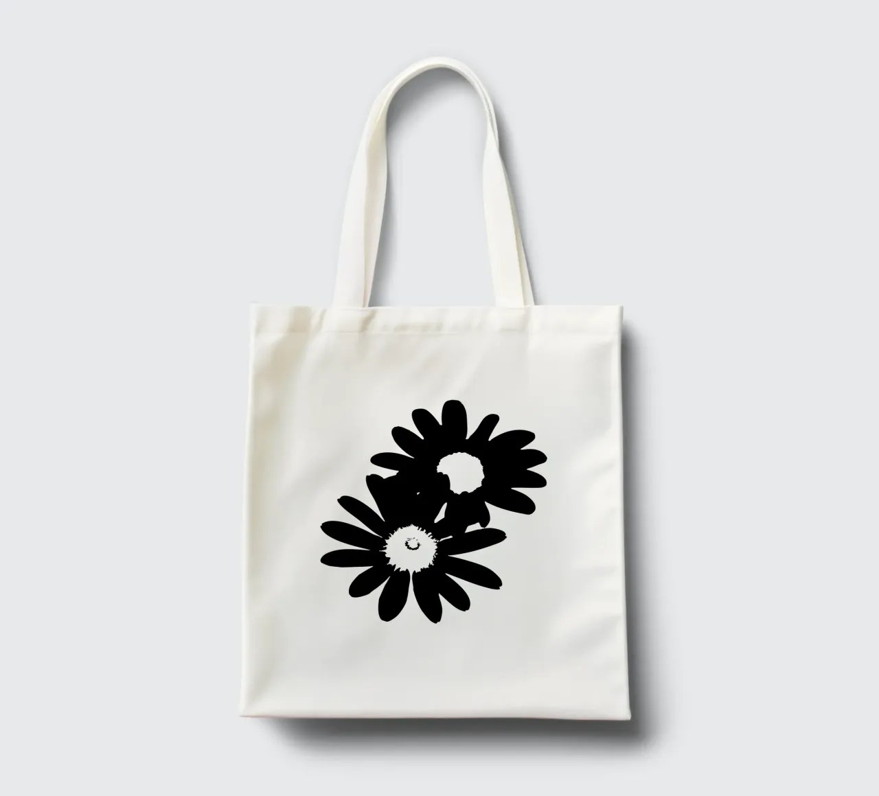 Petal Echo tote bag by Silhouetica