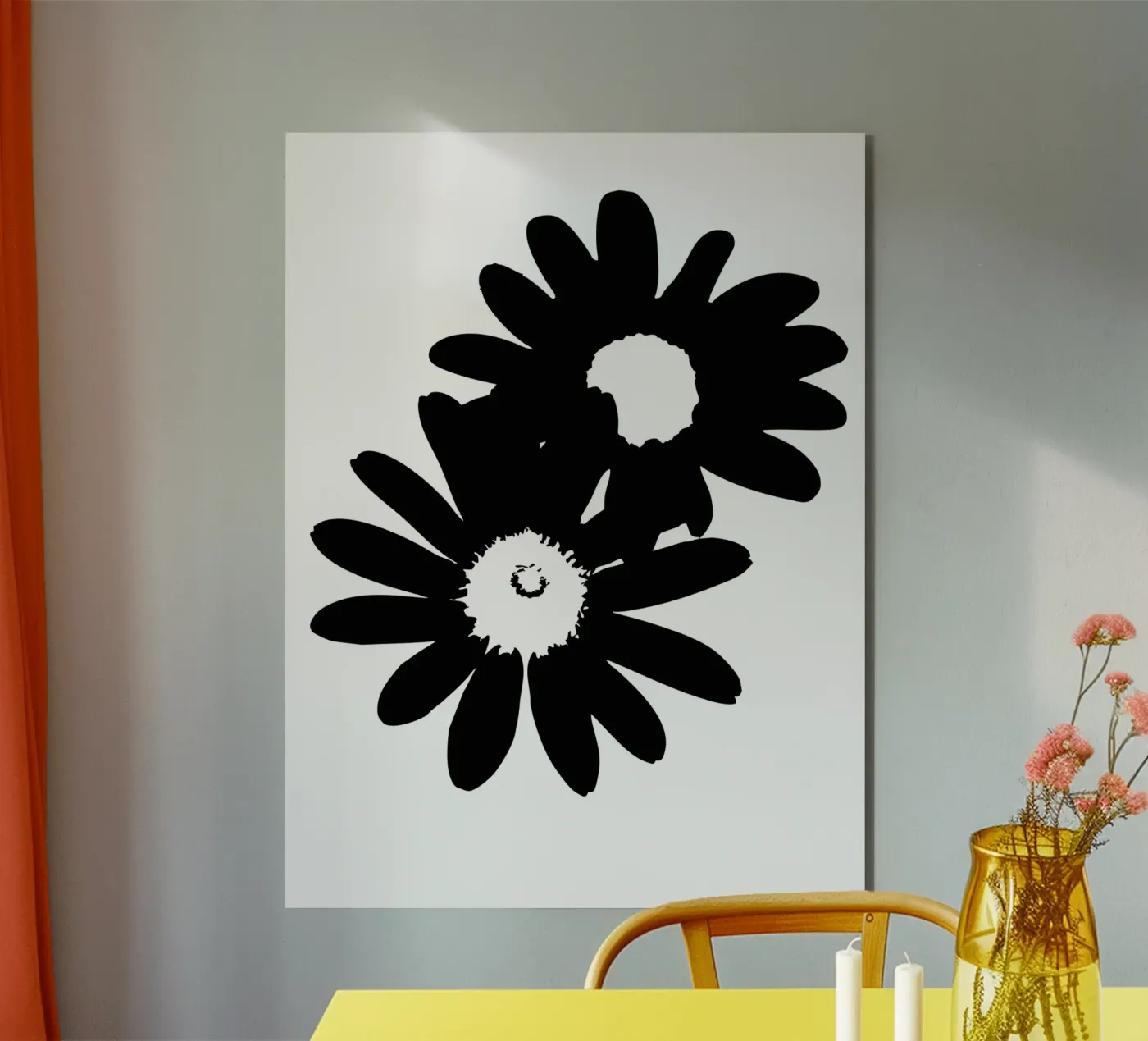 Petal Echo alluminio dibond da Silhouetica