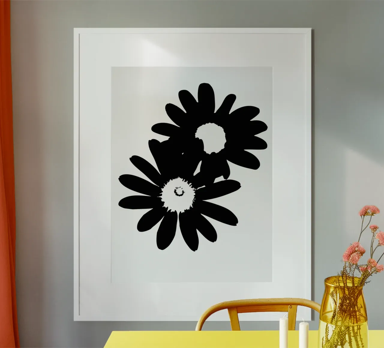 Petal Echo poster da Silhouetica