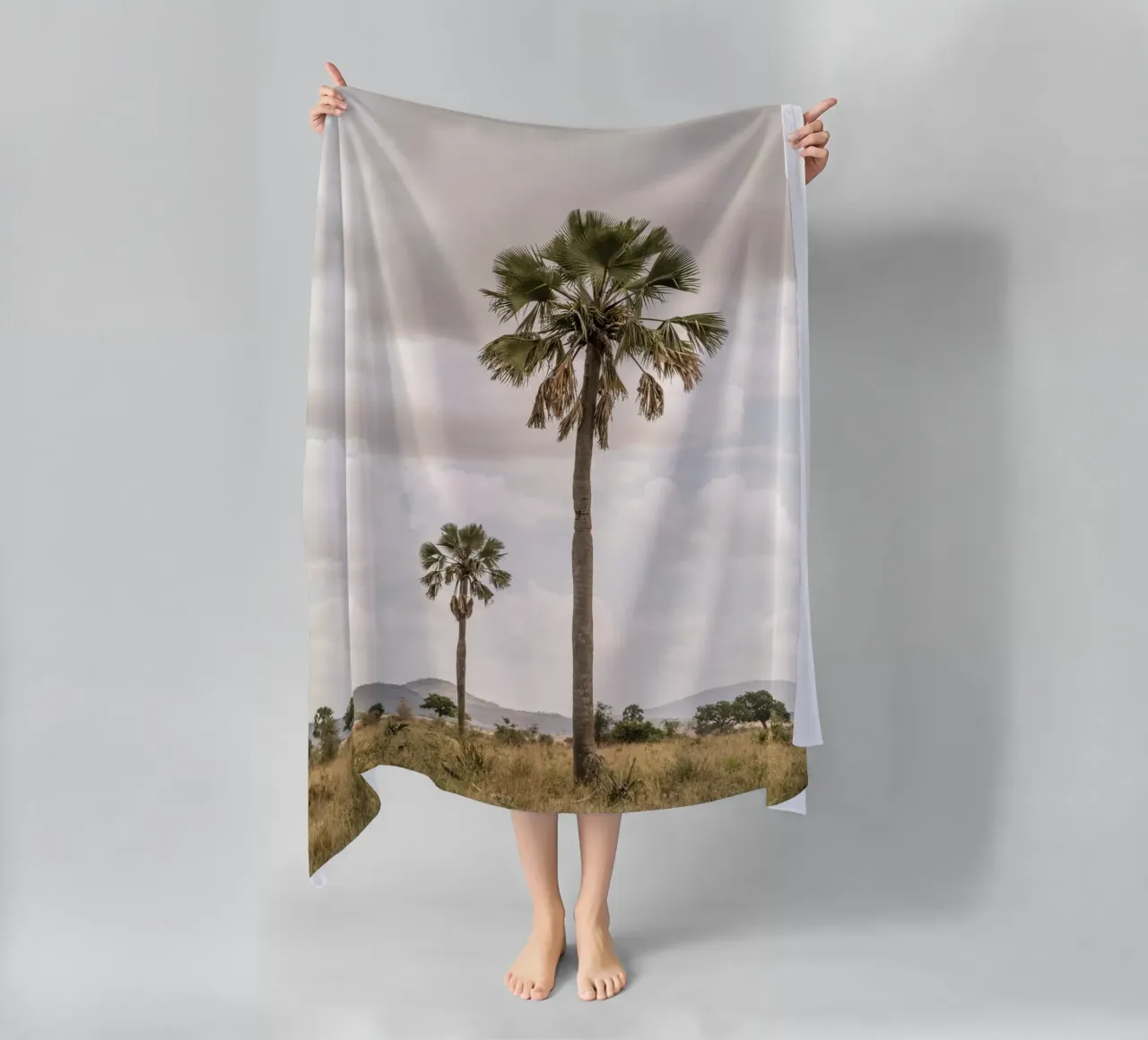 Palm trees in a park in Uganda telo mare da photolovers