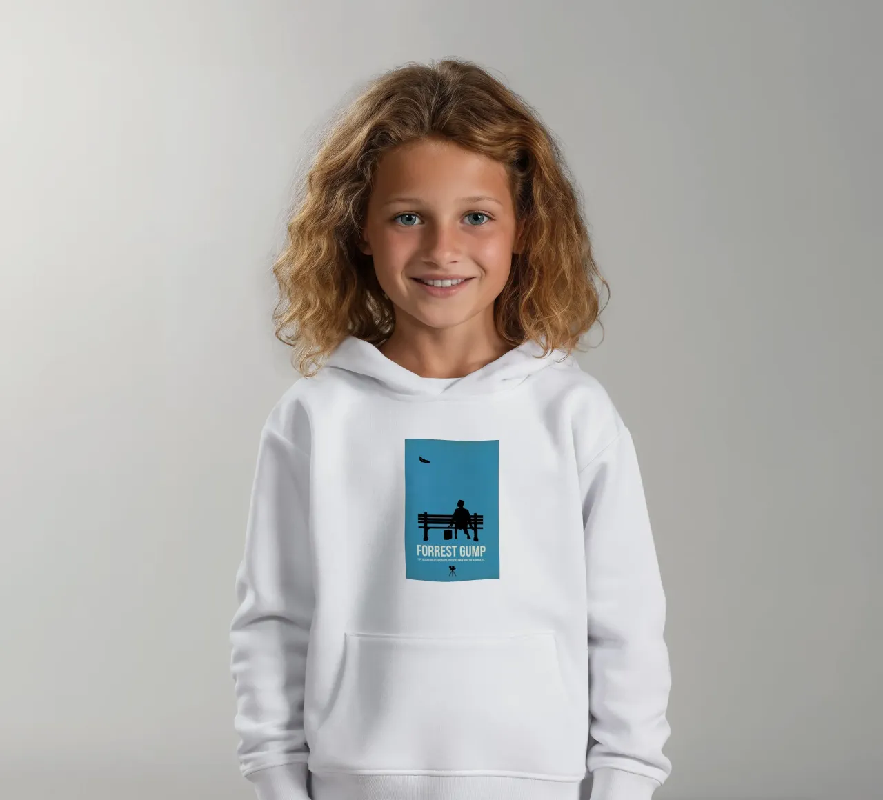 Forrest Gump felpa bambino con cappuccio da Naxart