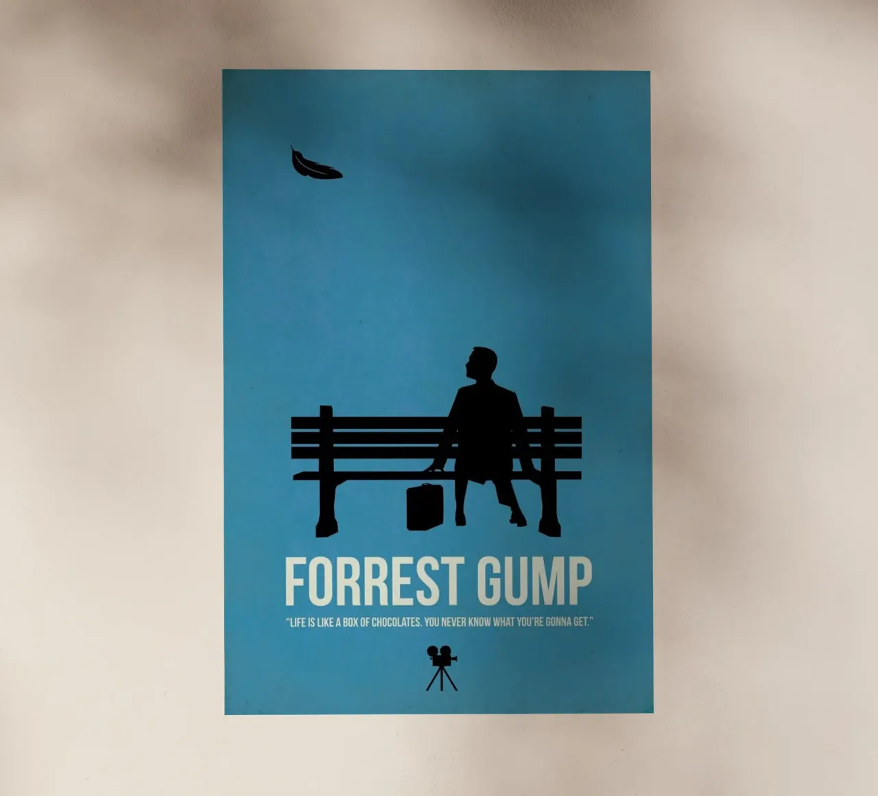 Forrest Gump pellicola backlit da Naxart