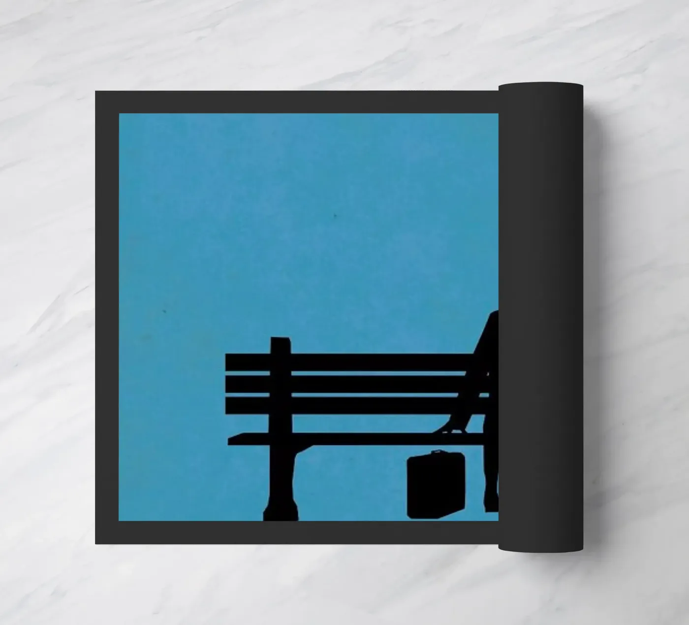 Forrest Gump doormat by Naxart