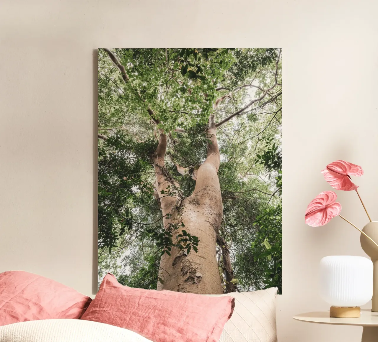 Giant tree in Uganda canvas van photolovers