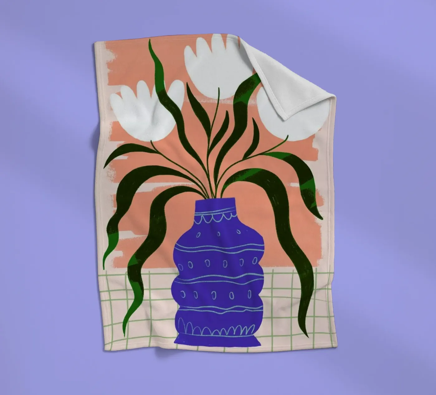 Snowdrops fleecedeken van Pure