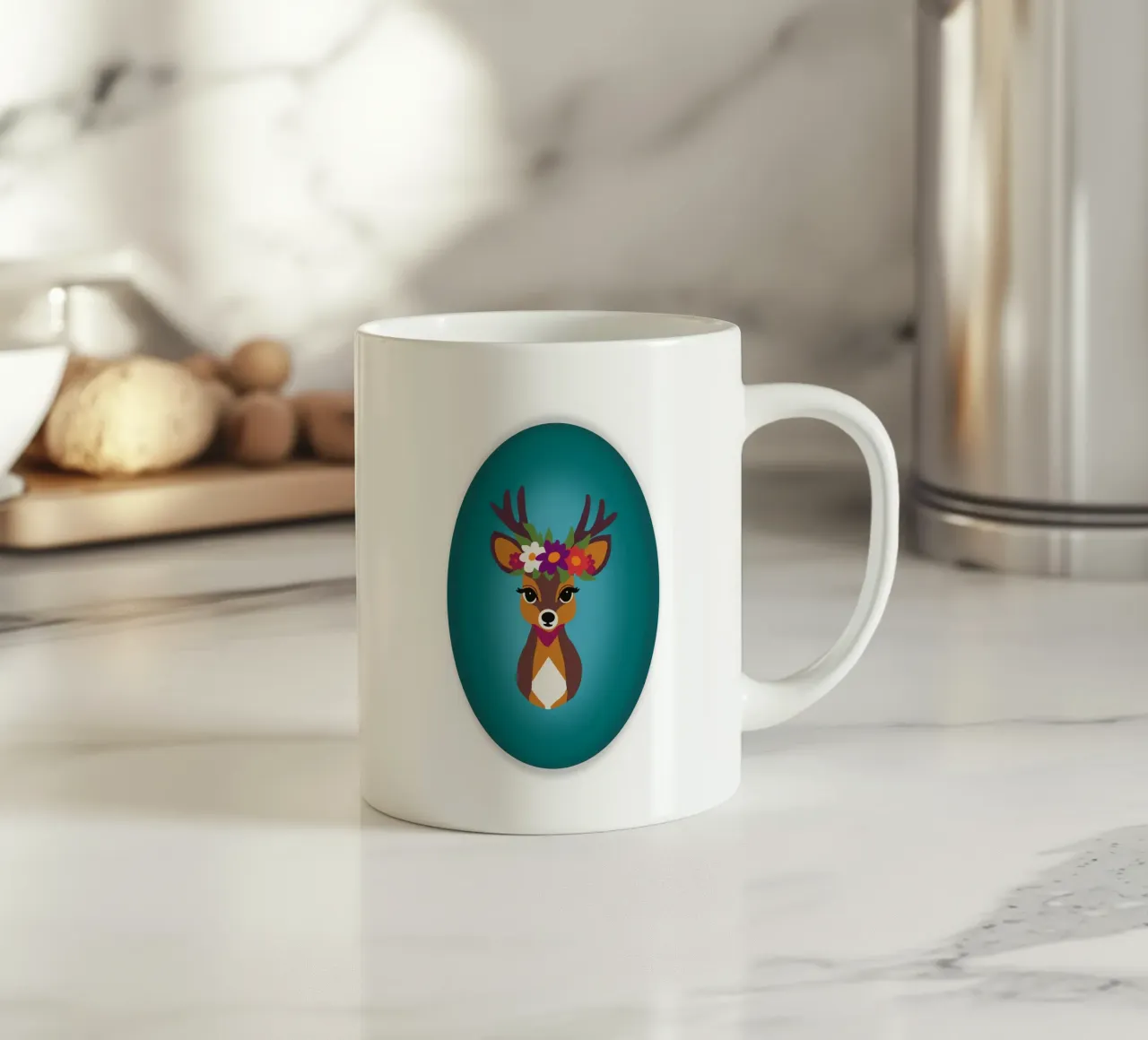 Deer Fairy Tale 1 tazza in ceramica da Miris bunte Modewelt