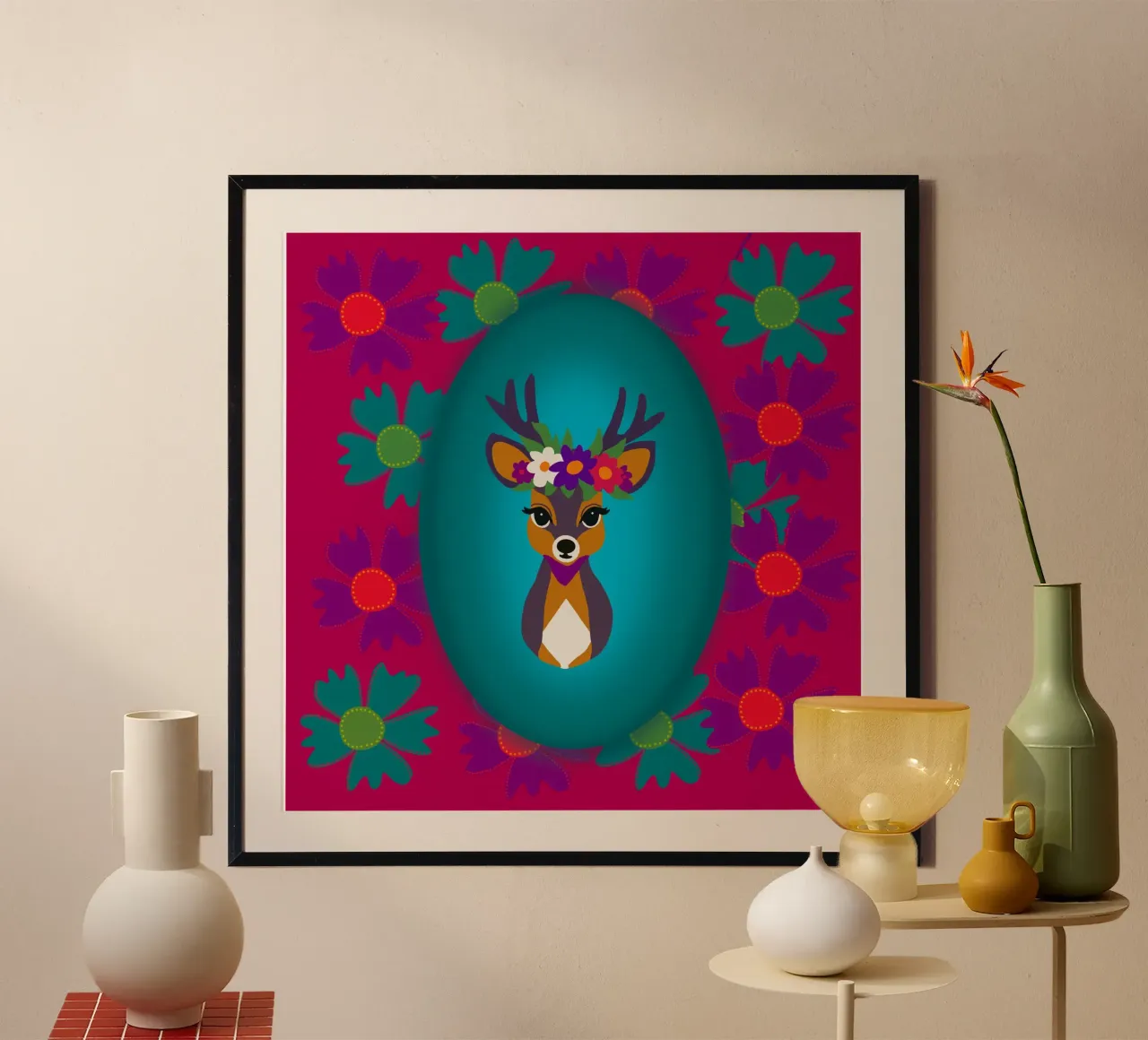 Deer Fairy Tale poster da Miris bunte Modewelt