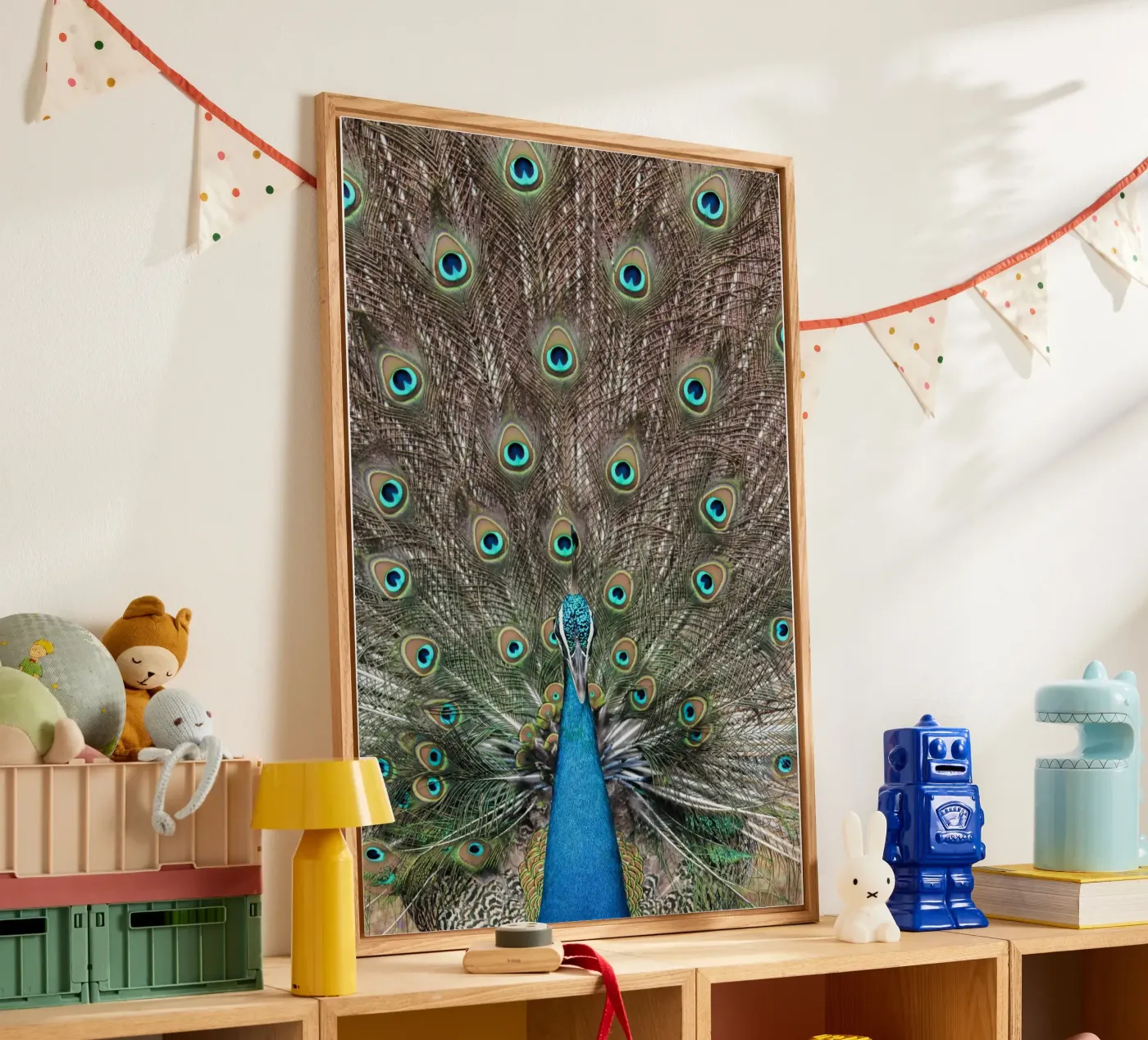 Peacock acrylic glass by photolovers