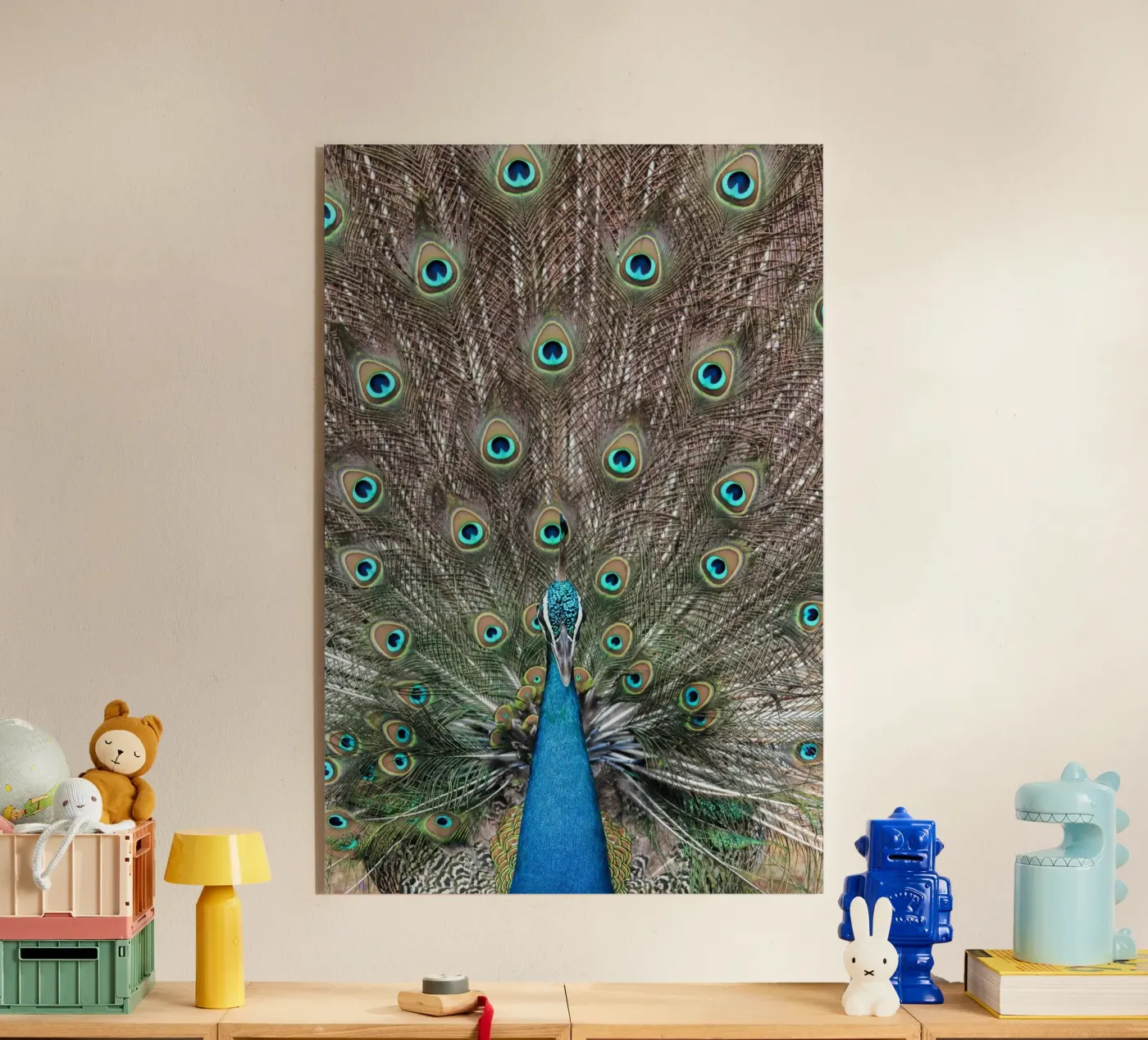 Peacock acrylic glass by photolovers