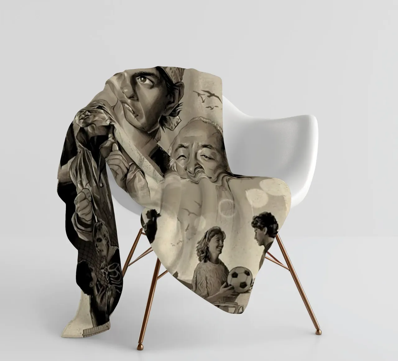Kungfu bambini coperta in pile da Martin studio
