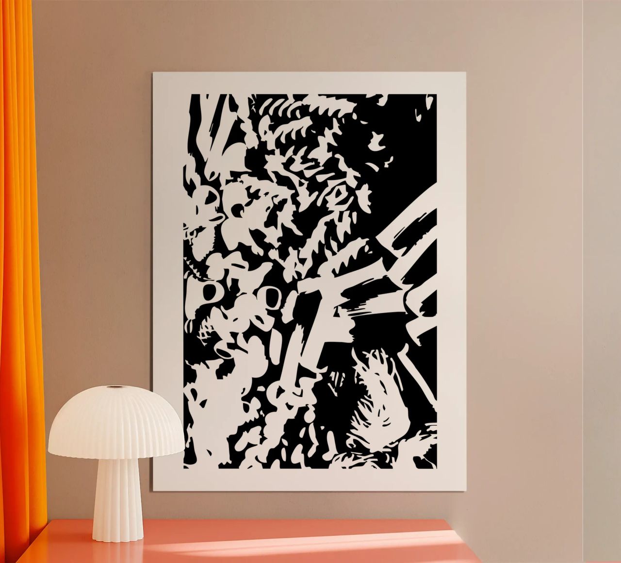 Al Dente Design poster de Silhouetica