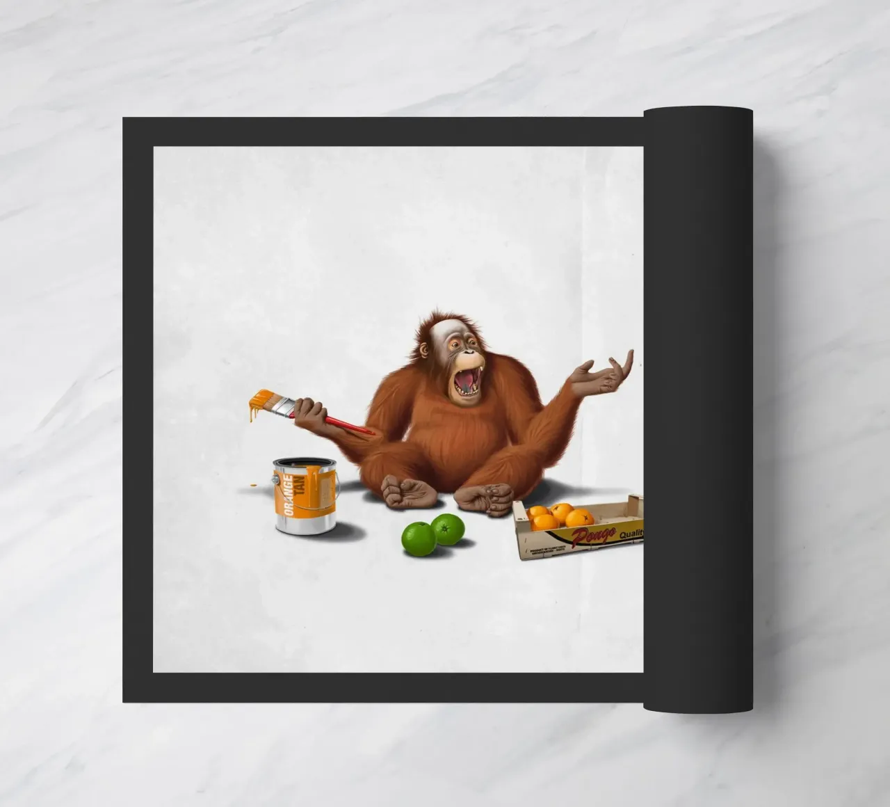 Orange Man (Wordless) zerbino da Rob Art | Illustration