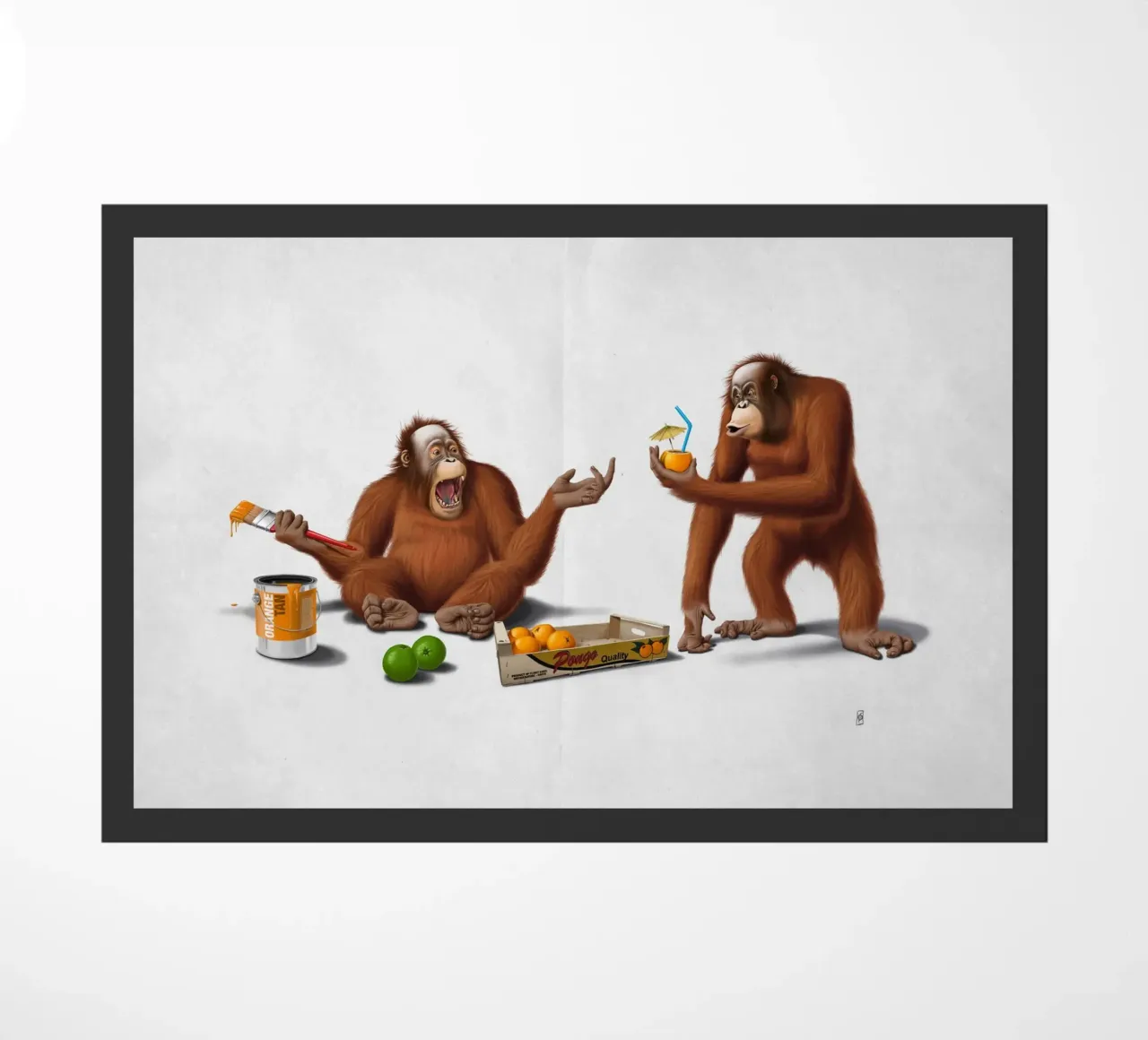 Orange Man (Wordless) zerbino da Rob Art | Illustration