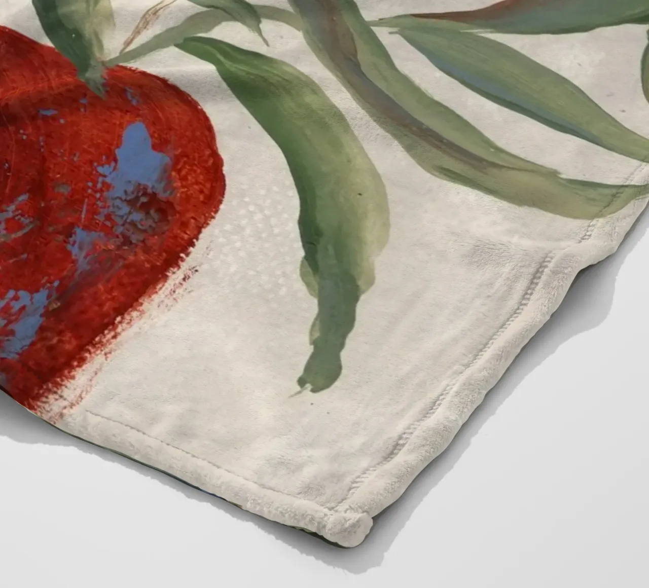 Fiori astratti e pittorici coperta in pile da Nikitajariwala