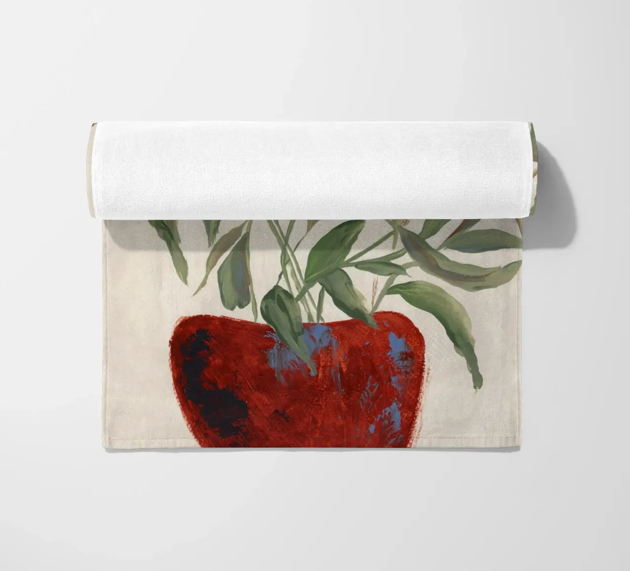 Fiori astratti e pittorici telo mare da Nikitajariwala