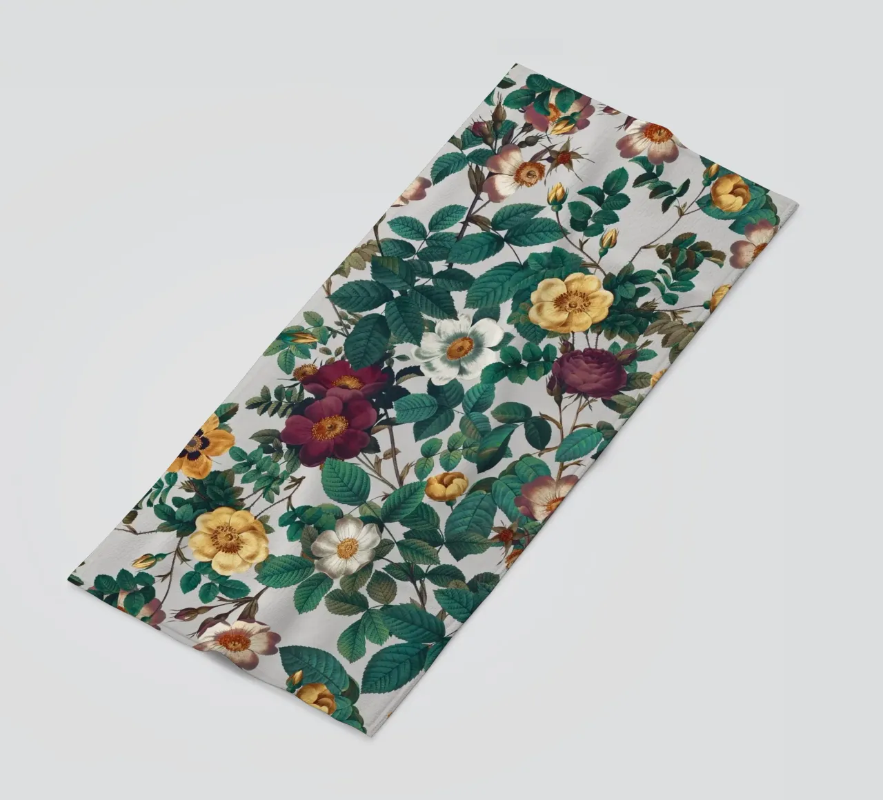 Pastel Color Floral Pattern telo mare da burcukorkmazyurek