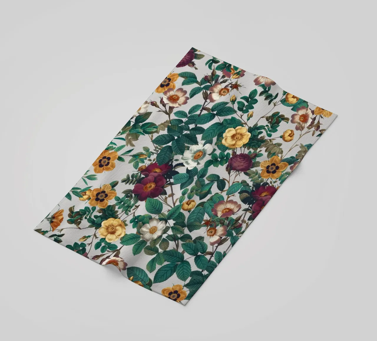 Pastel Color Floral Pattern telo mare da burcukorkmazyurek