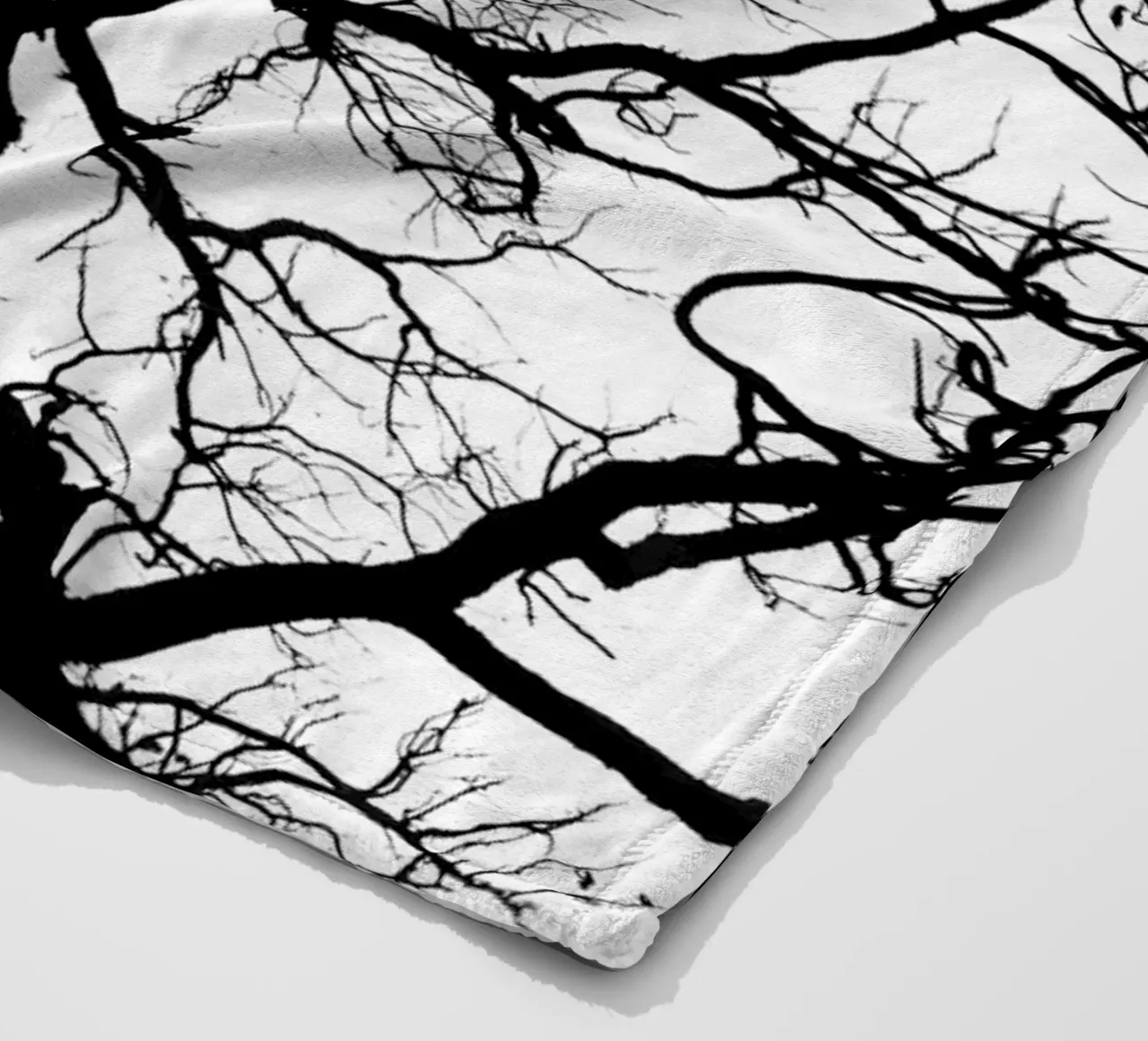 Black and white African tree coperta in pile da photolovers