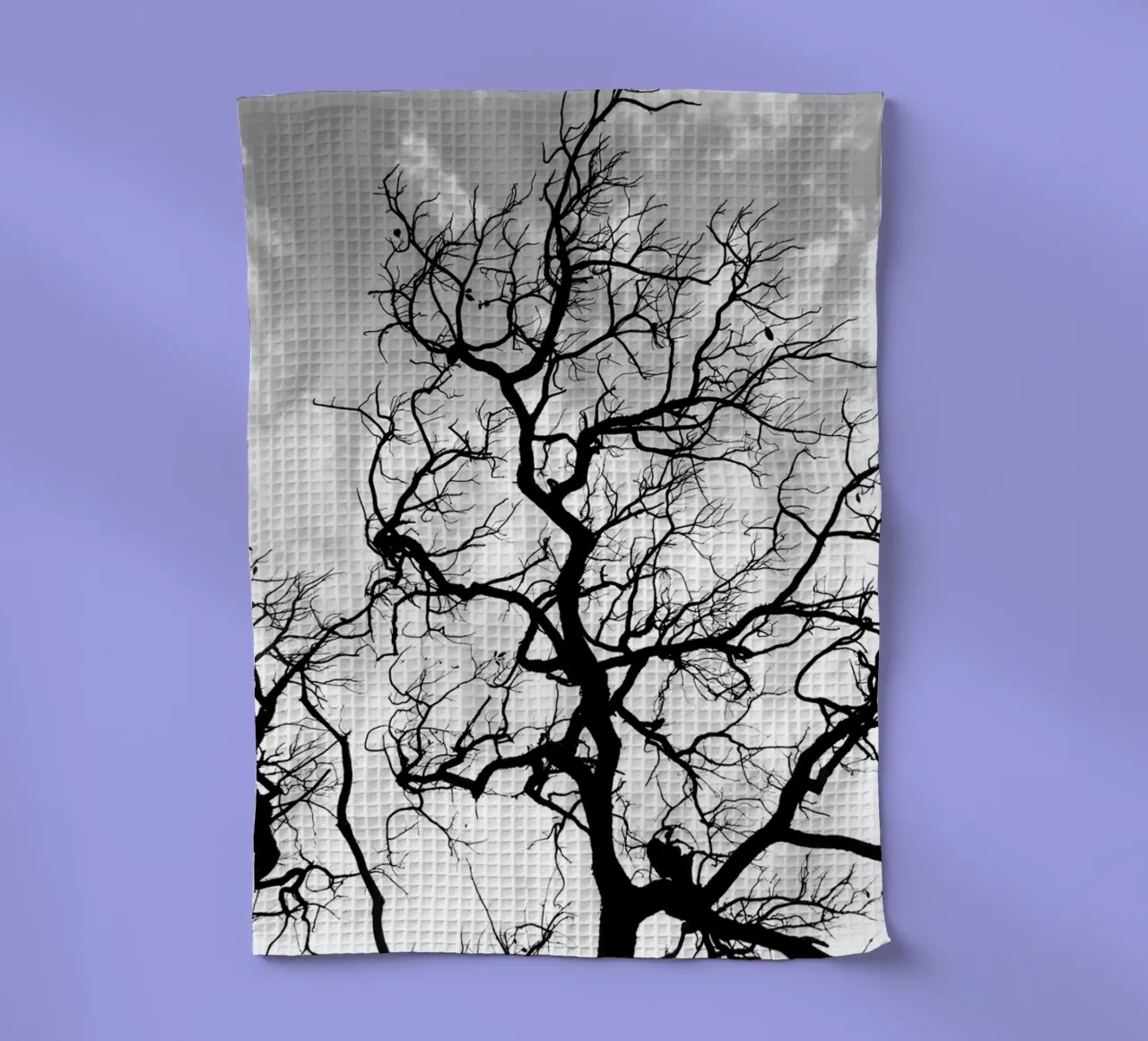 Black and white African tree canovaccio da cucina da photolovers