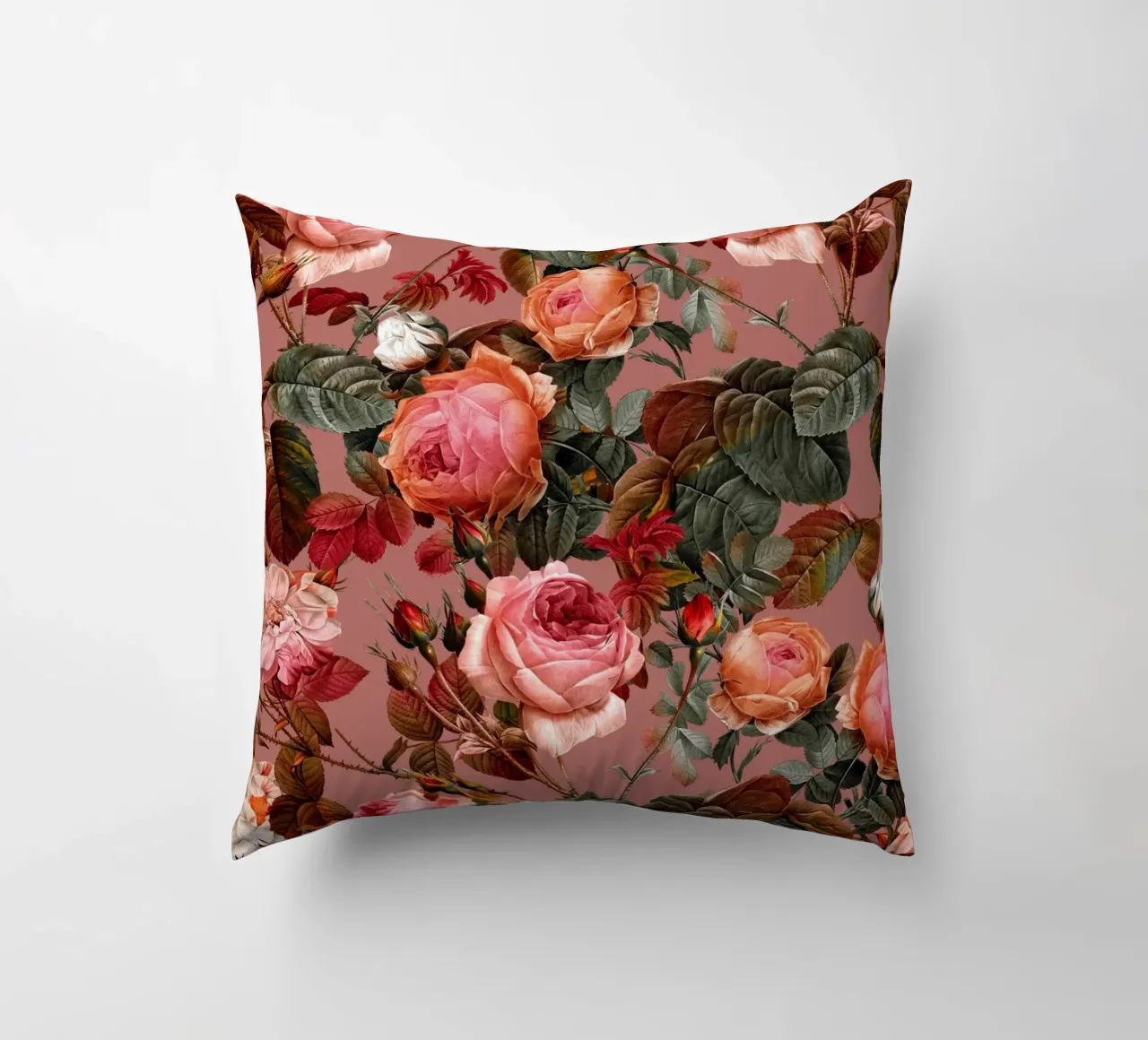 Pastel Floral Pattern- cuscino da burcukorkmazyurek