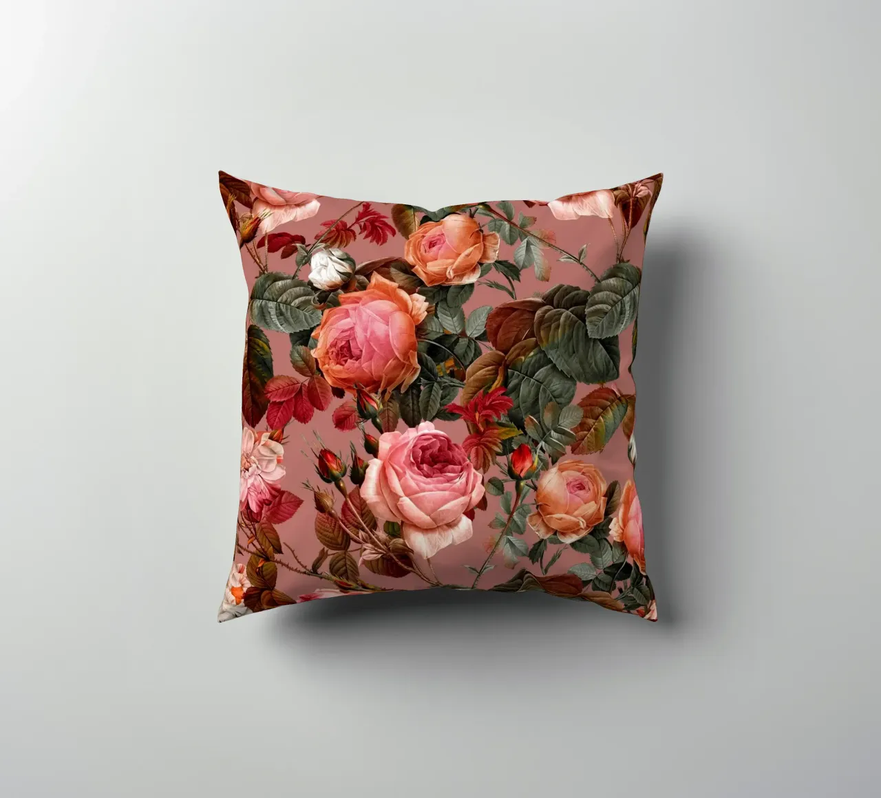 Pastel Floral Pattern- cuscino da burcukorkmazyurek