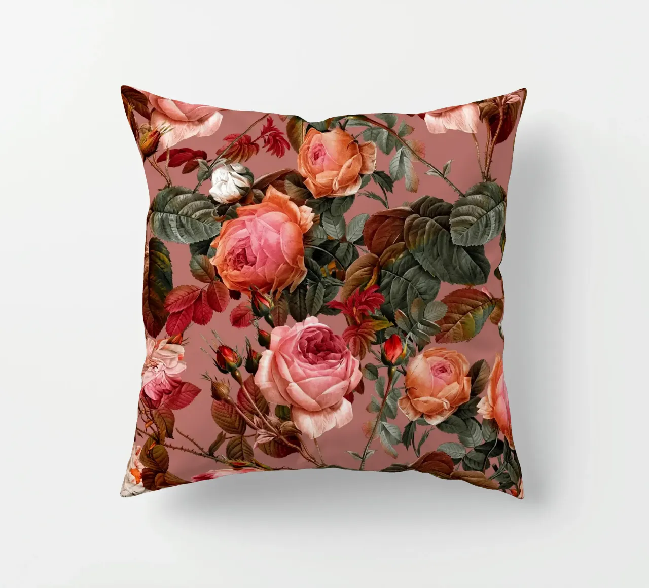 Pastel Floral Pattern- cuscino da burcukorkmazyurek