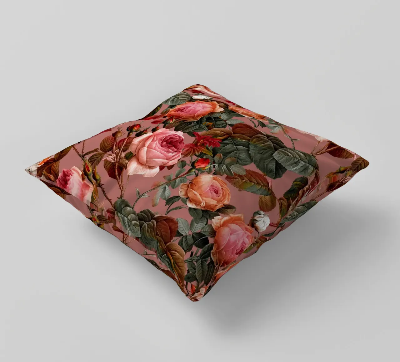 Pastel Floral Pattern- cuscino da burcukorkmazyurek