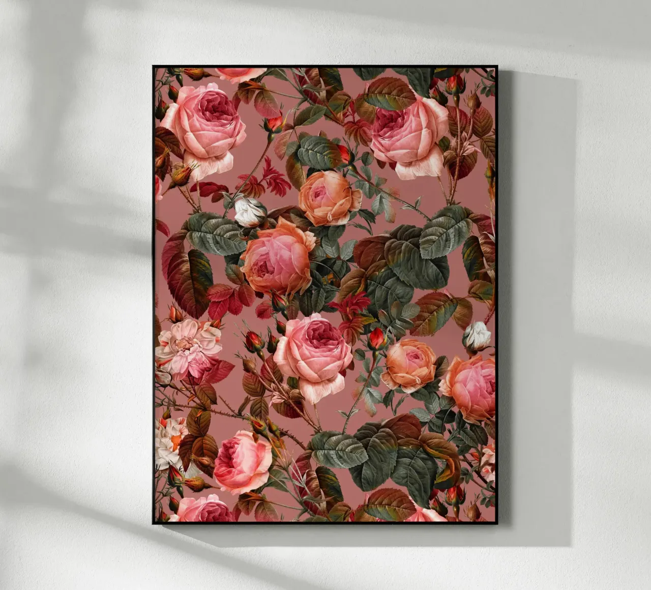 Pastel Floral Pattern- plexiglass da burcukorkmazyurek