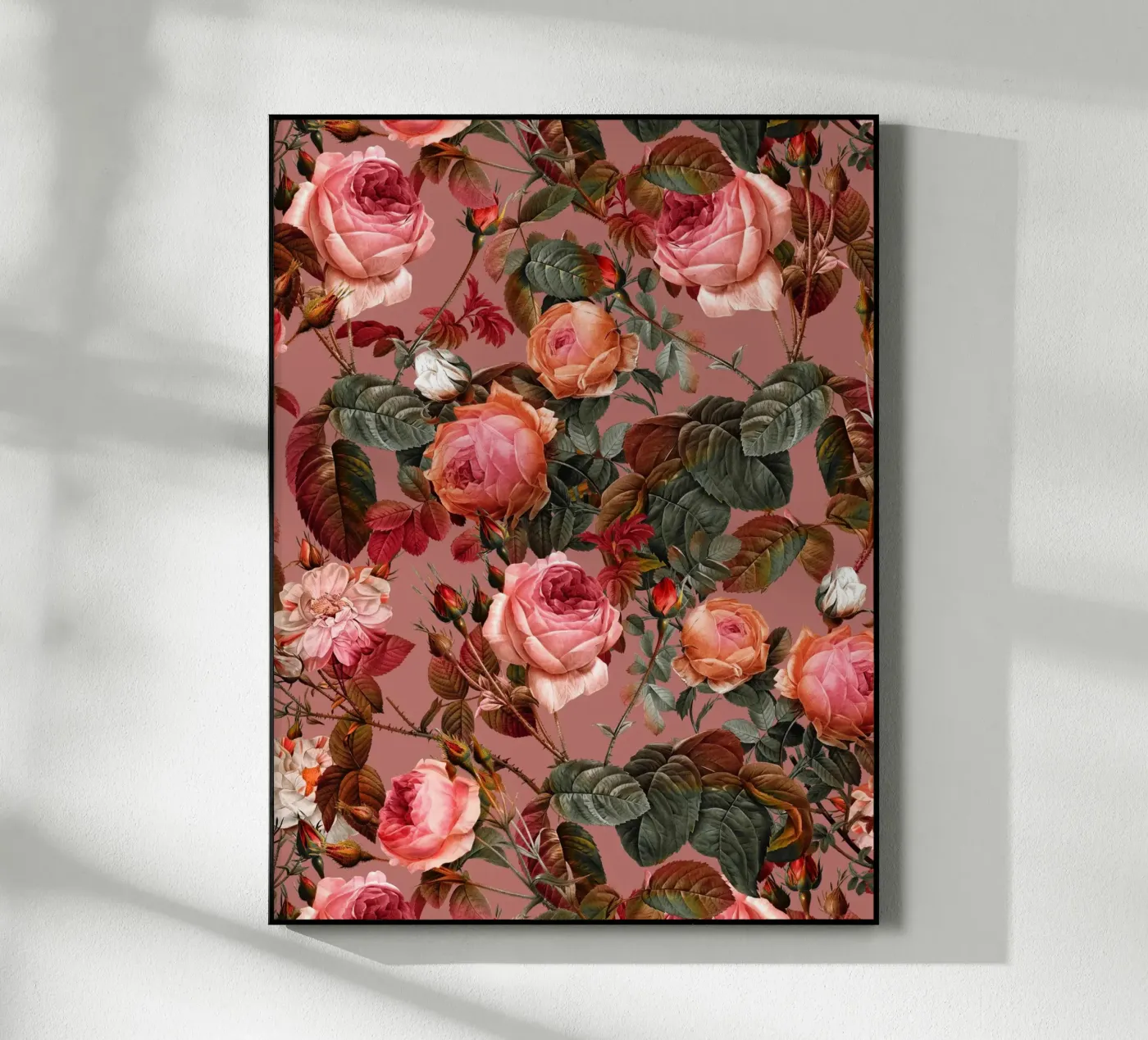 Pastel Floral Pattern- plexiglass da burcukorkmazyurek