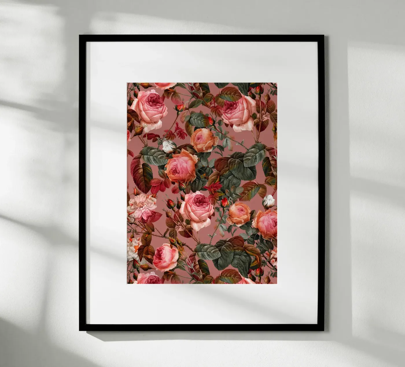 Pastel Floral Pattern- poster da burcukorkmazyurek