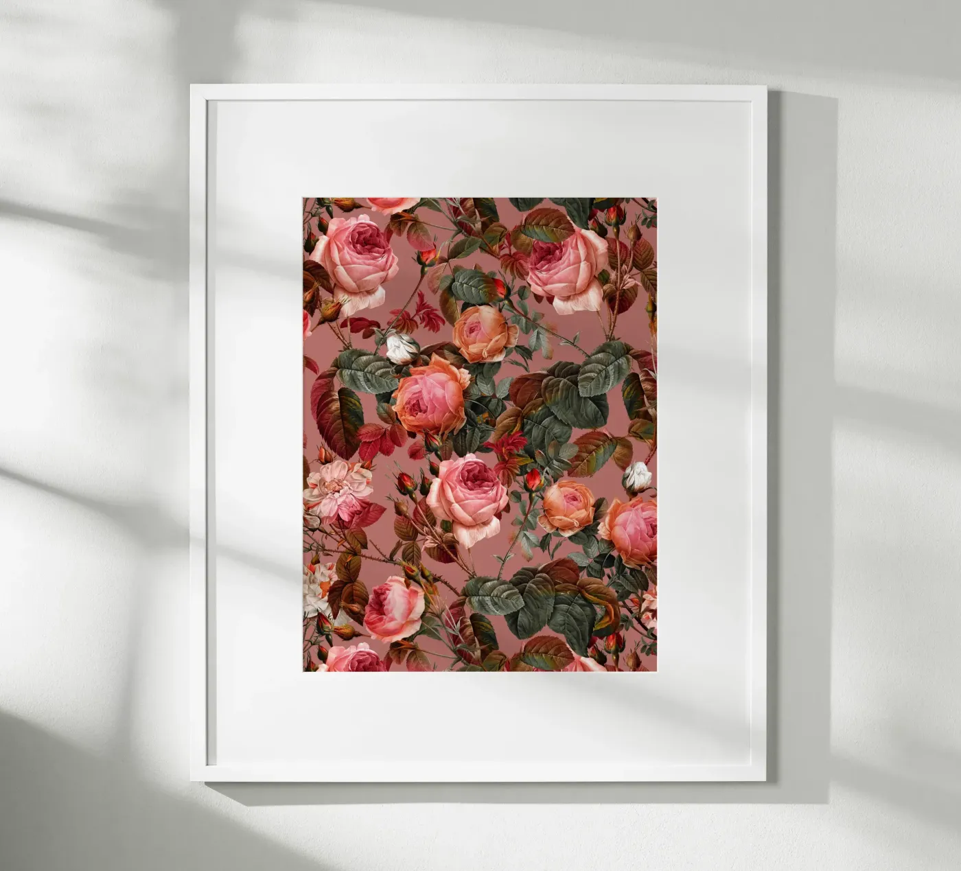 Pastel Floral Pattern- poster da burcukorkmazyurek