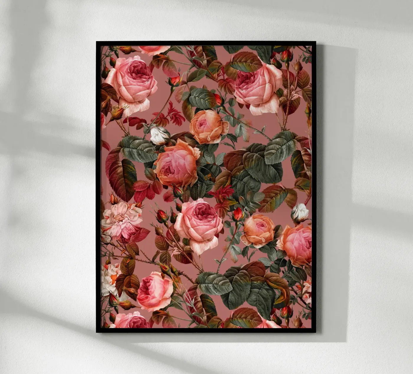 Pastel Floral Pattern- poster da burcukorkmazyurek