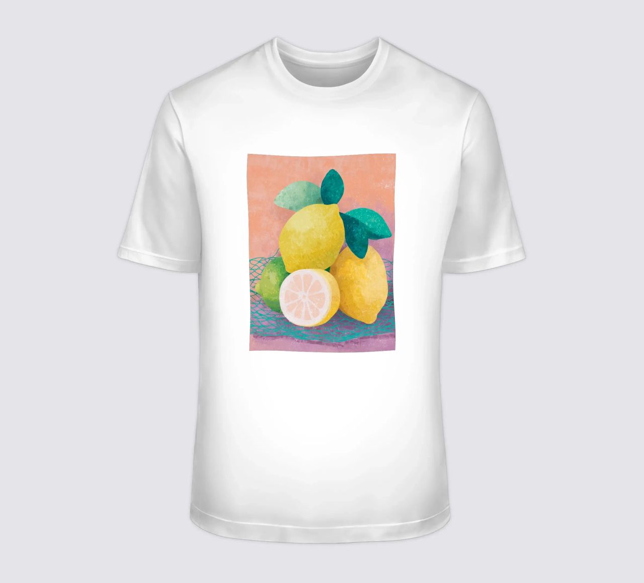 Accenti di limone con rete t-shirt da Carinaprint