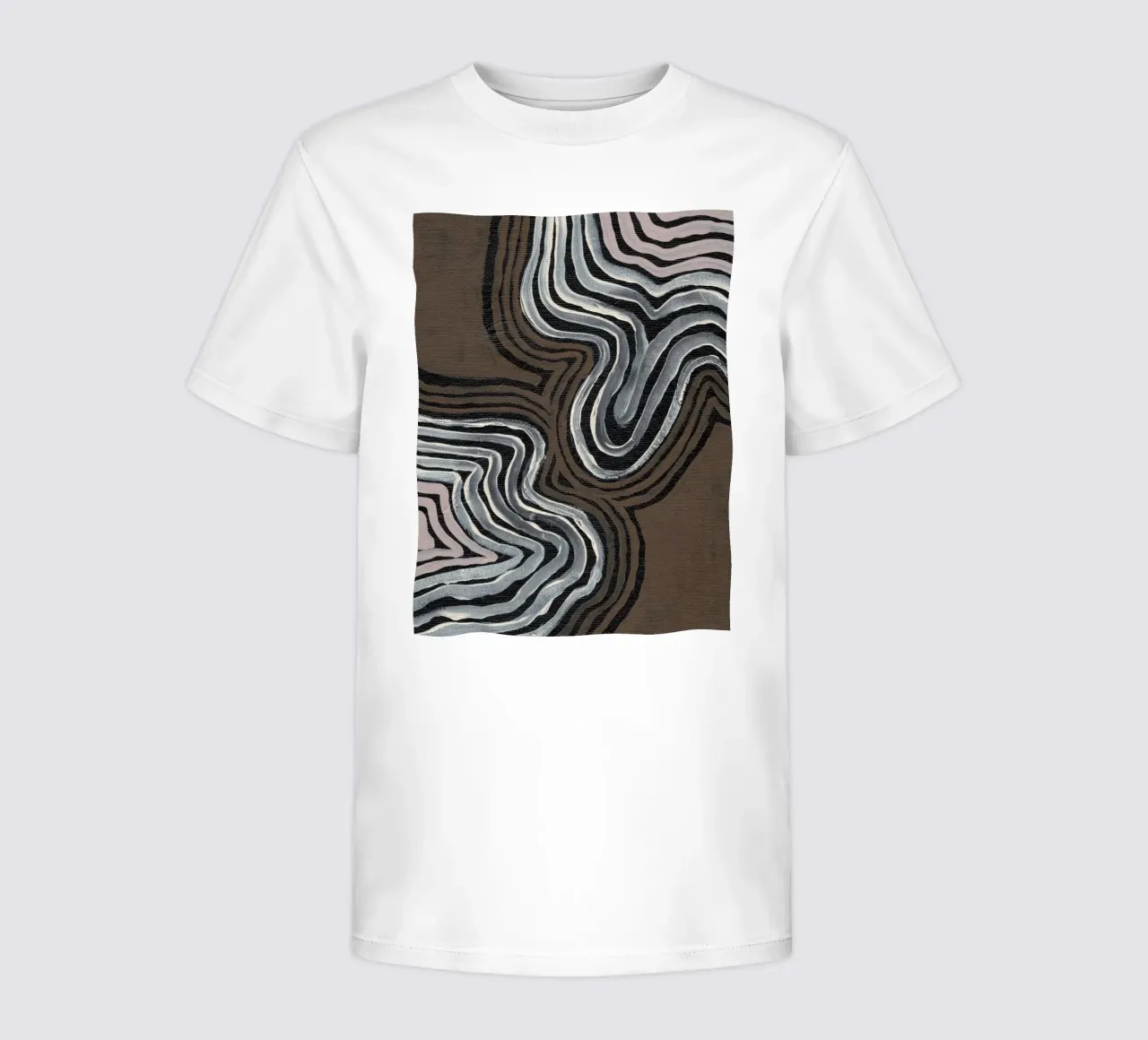 Terra Linee ritmiche t-shirt bambini da Nikitajariwala