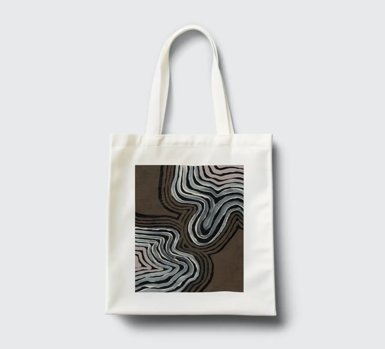 Terra Linee ritmiche borsa in juta da Nikitajariwala
