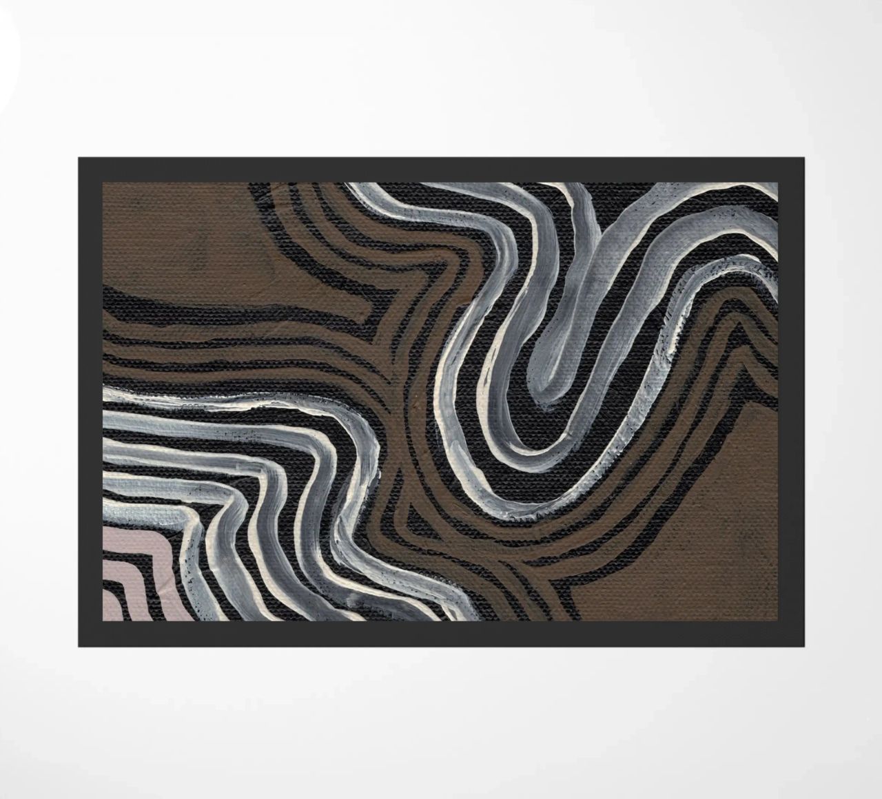 Terra Linee ritmiche zerbino da Nikitajariwala