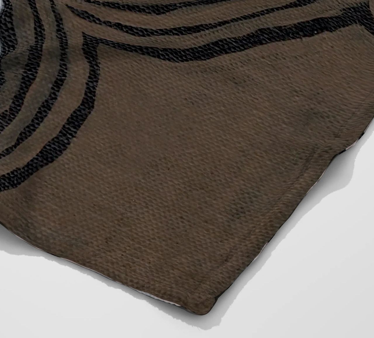 Terra Linee ritmiche coperta in pile da Nikitajariwala