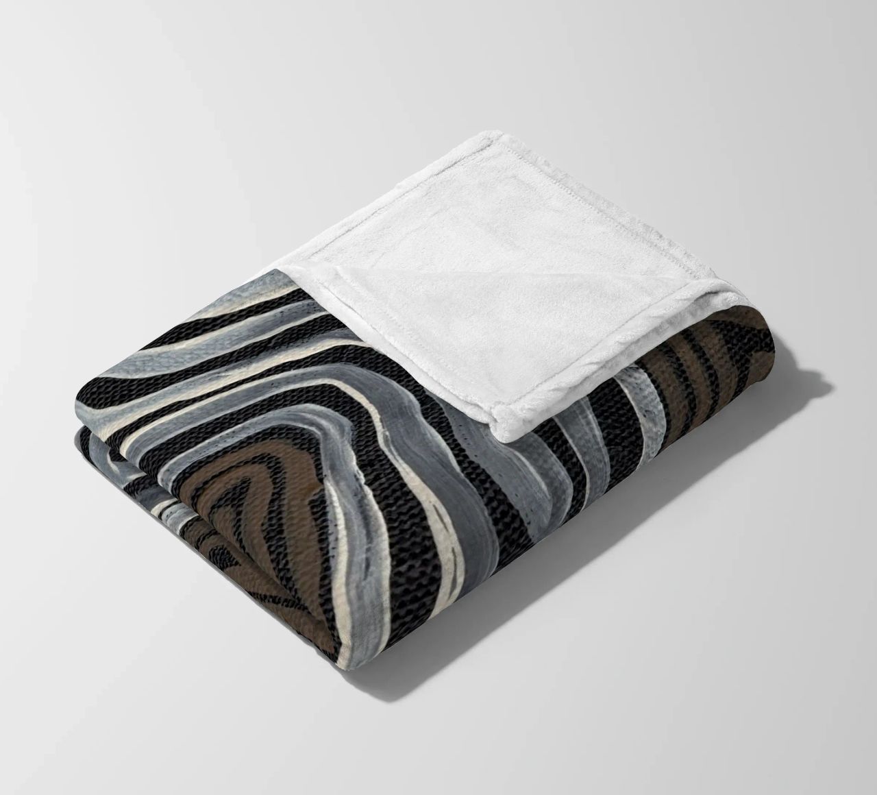 Terra Linee ritmiche coperta in pile da Nikitajariwala