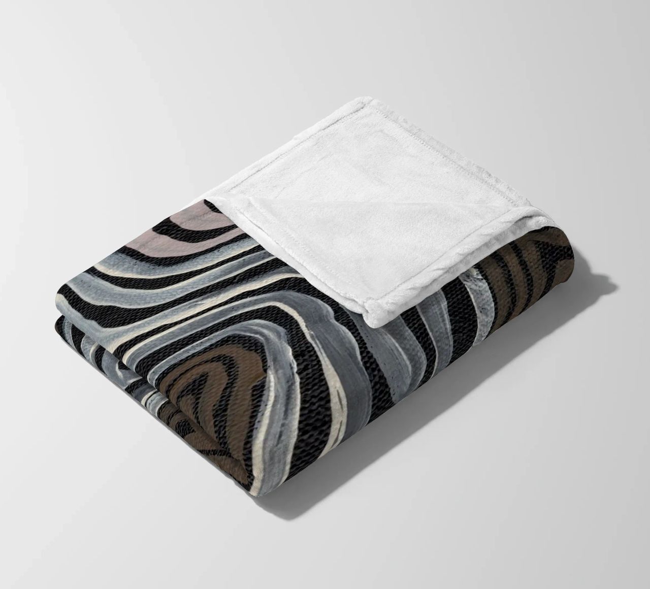 Terra Linee ritmiche coperta in pile da Nikitajariwala