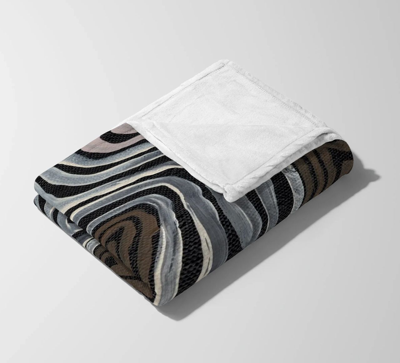Terra Linee ritmiche coperta in pile da Nikitajariwala